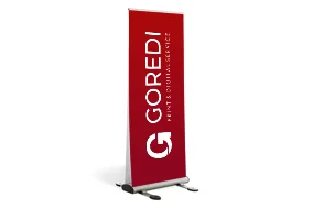 Roll-Up Duo Outdoor, System inkl. Druck