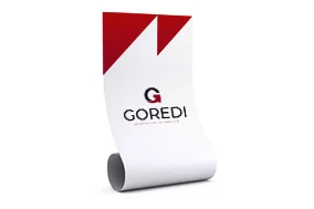 Standbanner magnetisch, Druck